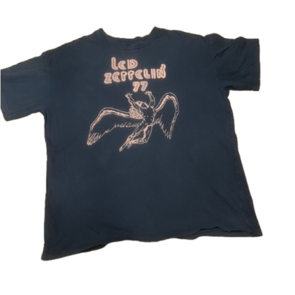 Led Zeppelin 77 Black Graphic Tee